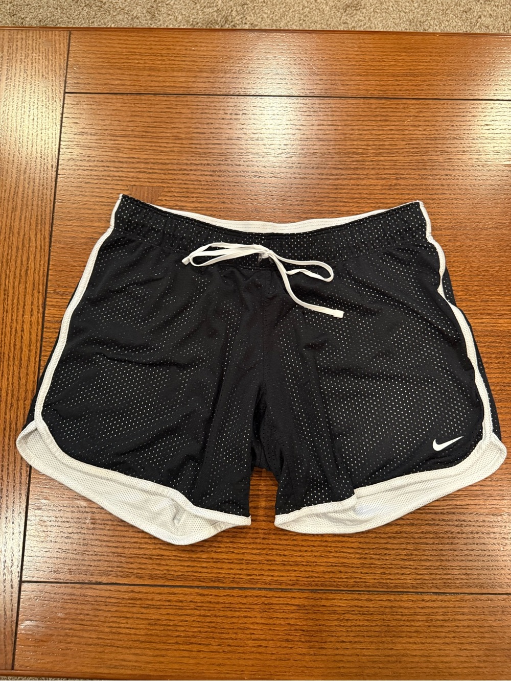 Nike Dri-FIT Women's Black & White Performance Shorts